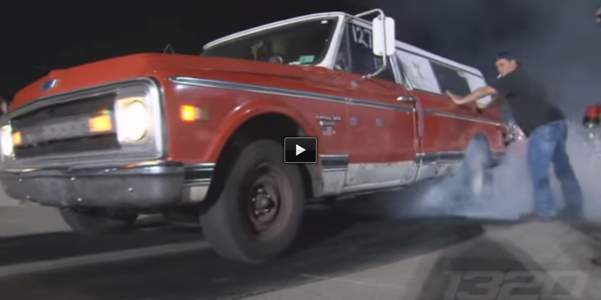 fast farm truck smoke car