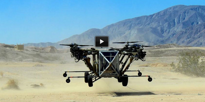 Cargo Helicopter Truck