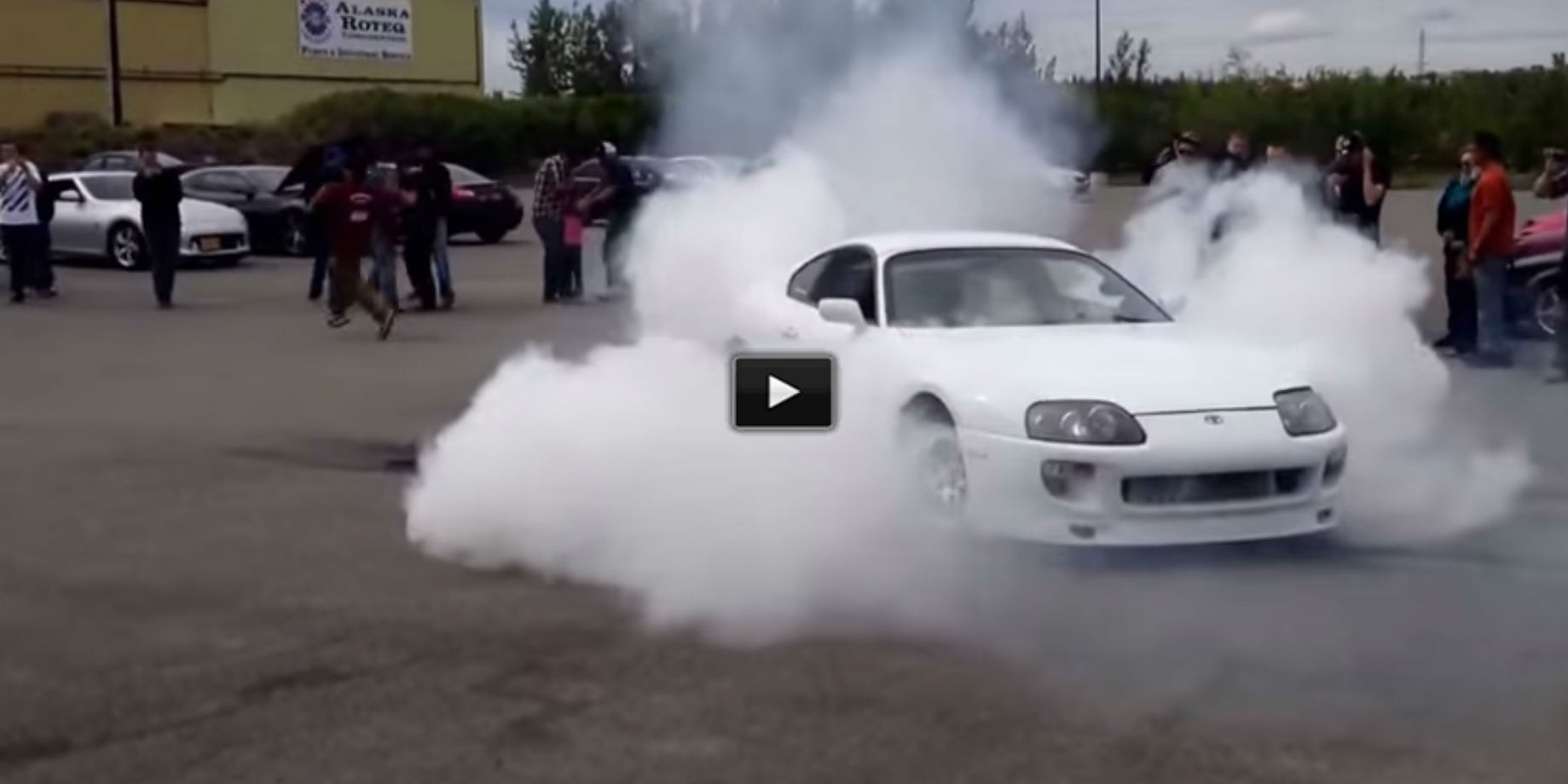 800HP Supra toyota burnout drift