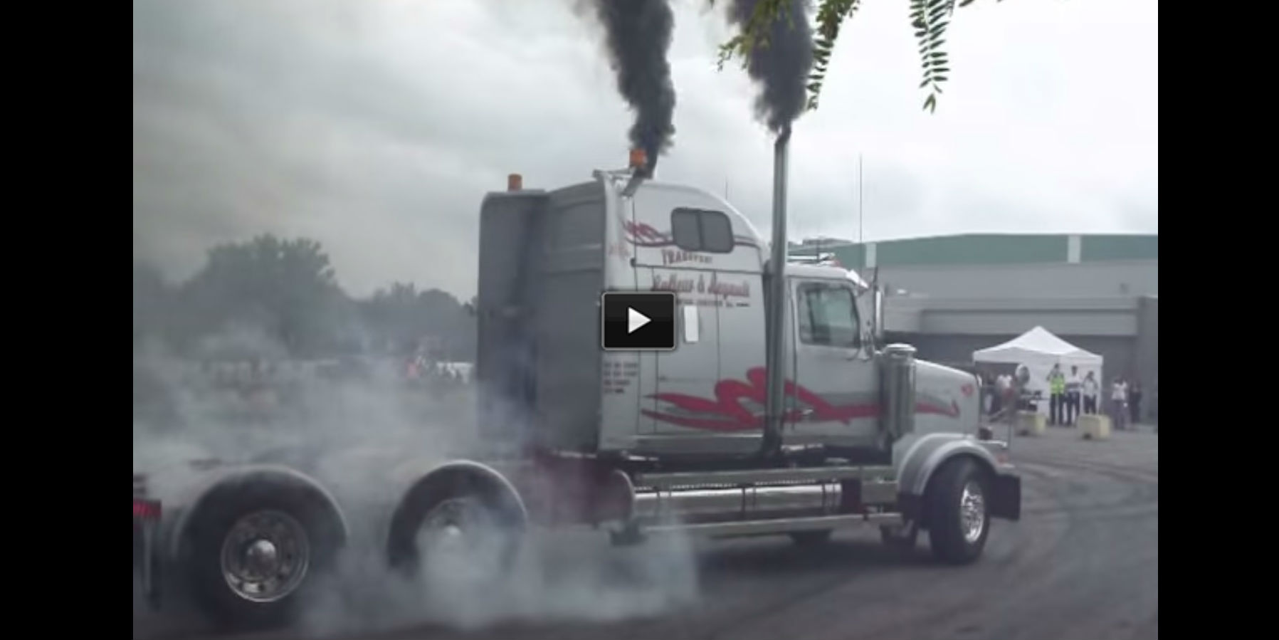 drift show truck burnout