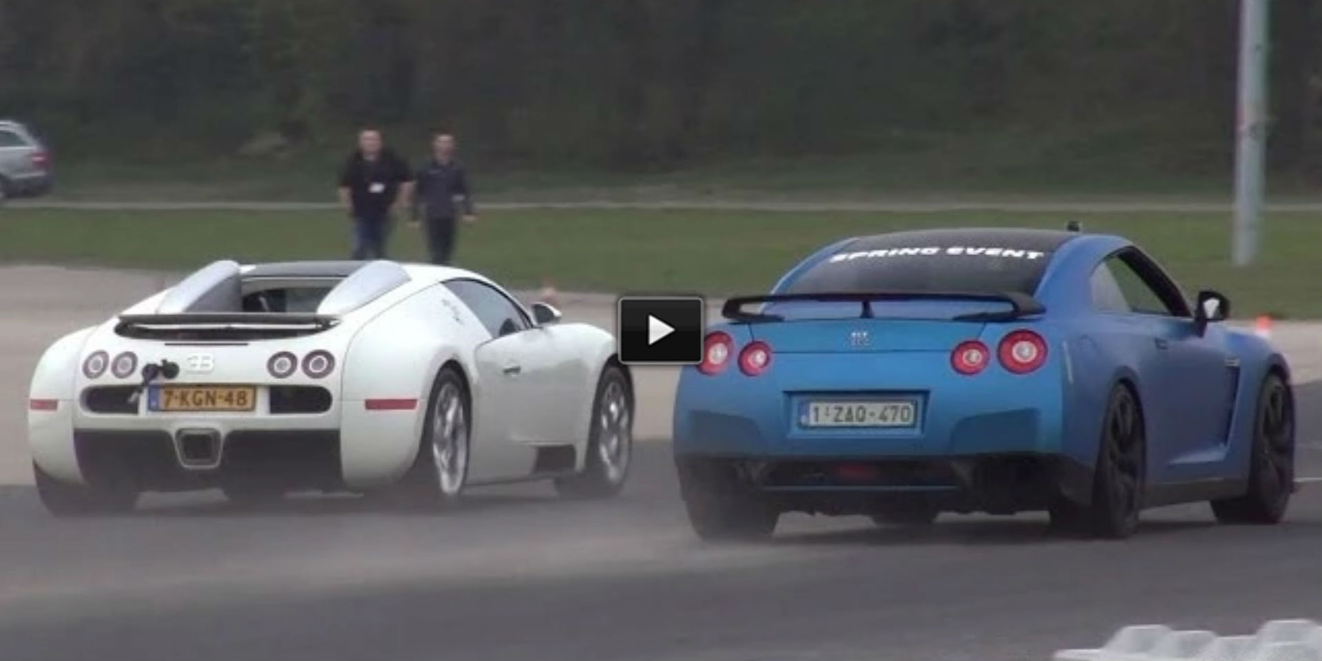 Nissan GTR vs Bugatti vs Audi vs Murcielago LP6704SV