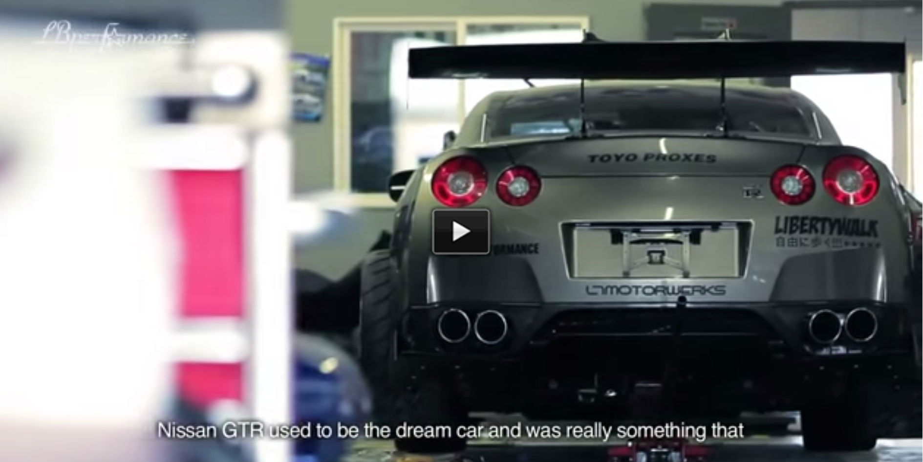 nissan gtr and Ferrari 458 LB liberty walk