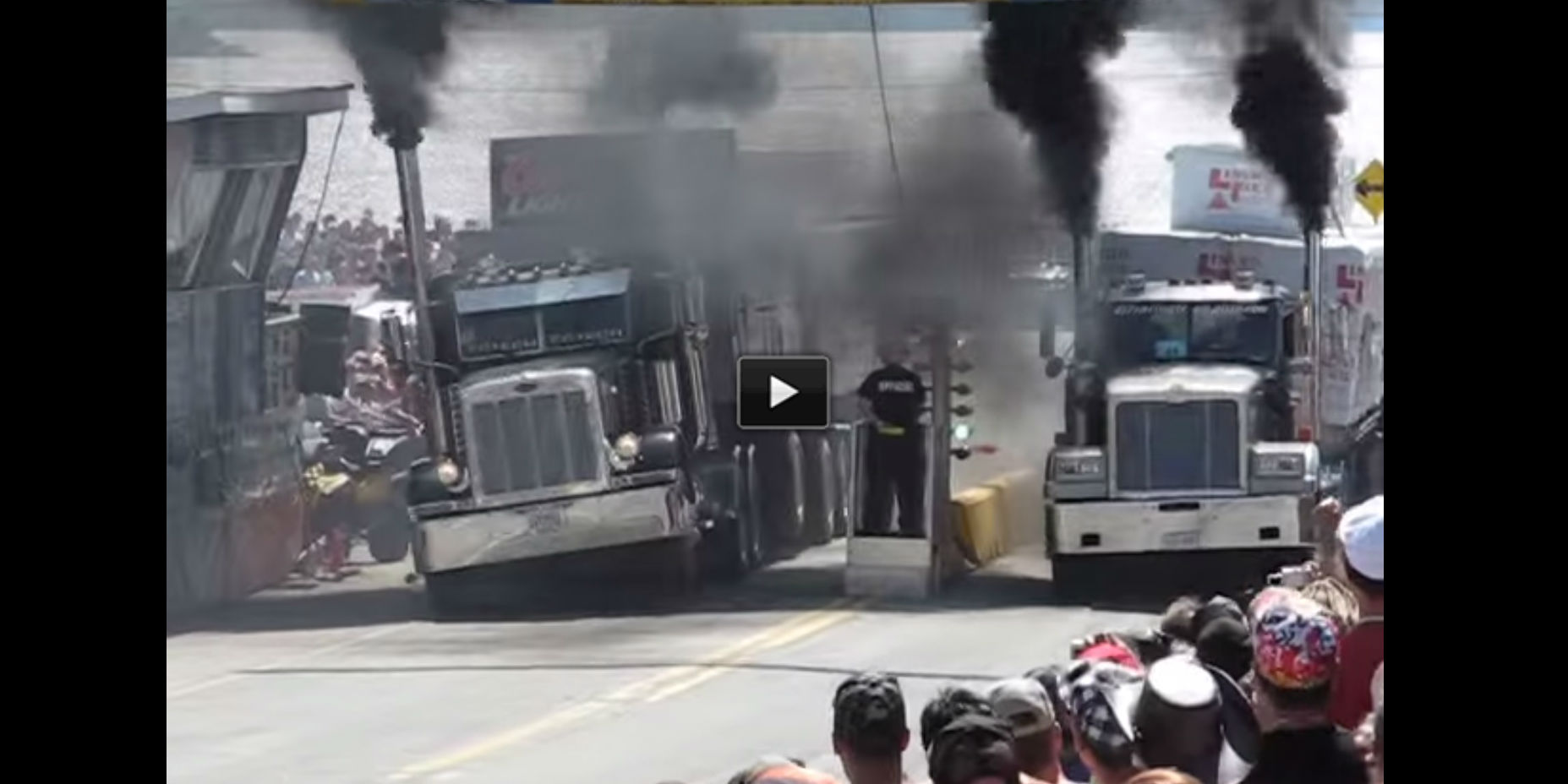 Paquin vs Silver Bullet truck drag race