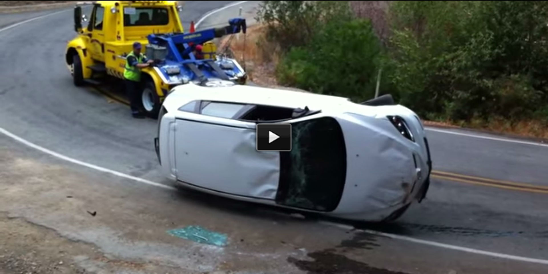 Epic Fail Tow Truck Road Service Incident