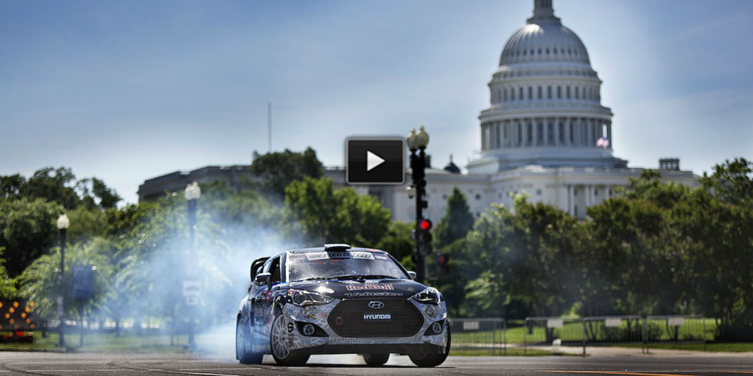 rhys millen drifting smoke white house