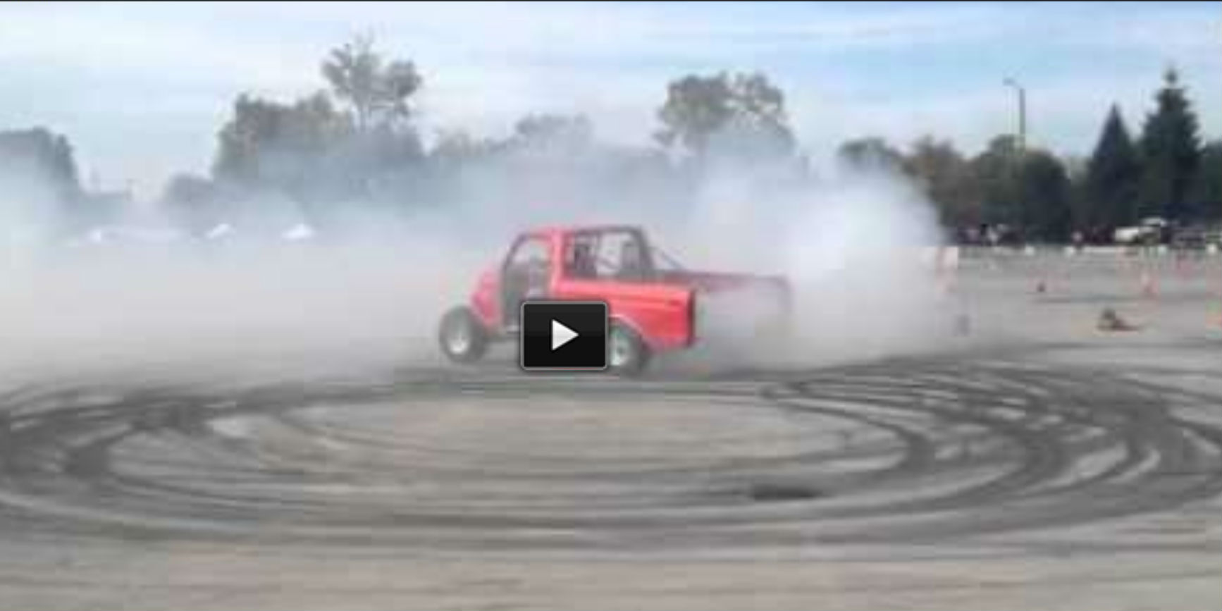 Sand Truck burnout