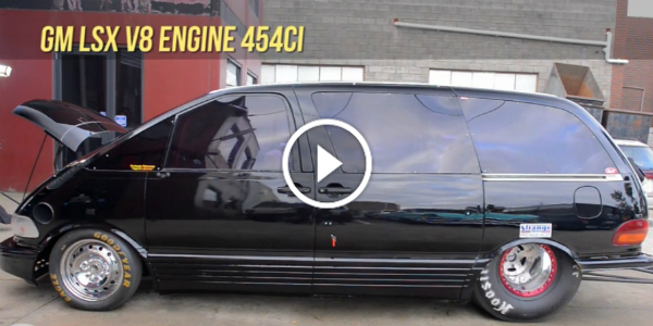 1500HP 1993 Toyota Tarago Van with Aerodynamic Properties of a Brick but still Runs 8s! lol 411