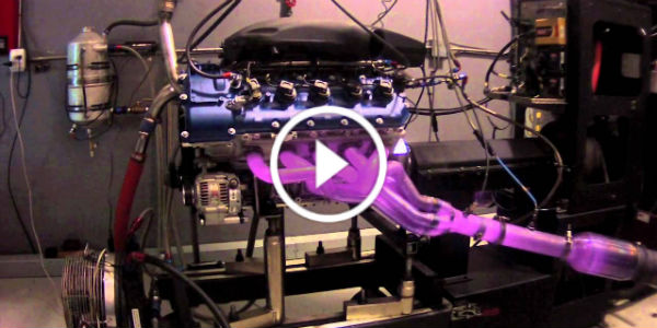 BMW S85 Engine glows purple 6