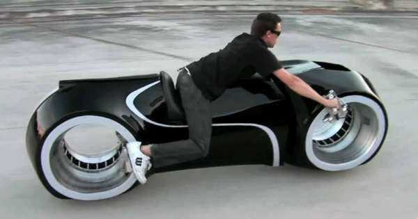 TRON BIKE Made By Mark Parker From PARKER BROTHERS CHOPPERS 1