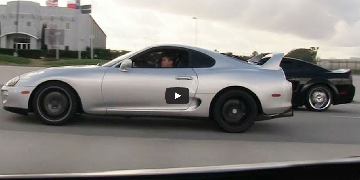 Supra vs Corvette 8sec