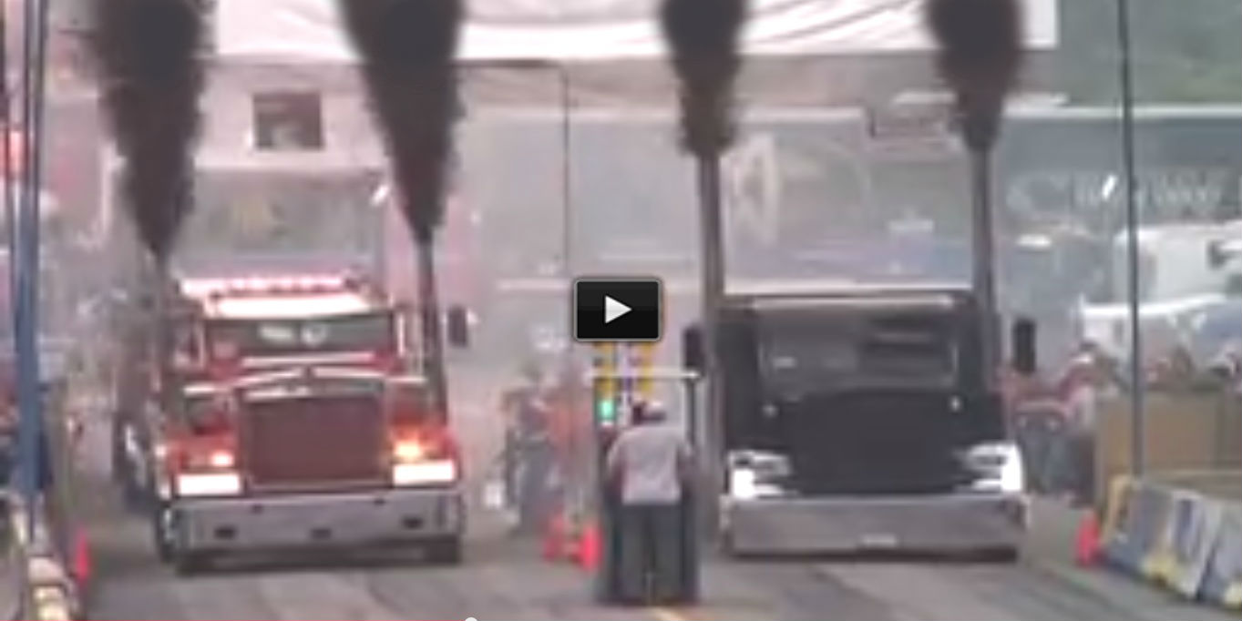 semi truck drag race COGA Semi