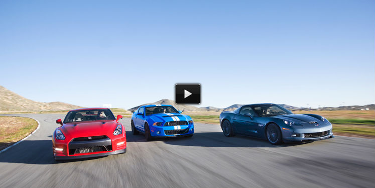 Fastest Drag Race triple gt500 z06 corvette