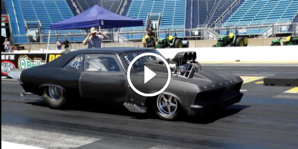 AWESOME Chevy Nova! Man That Thing is EVIL! RIP for Headphone Users! 12 fast Chevy Nova