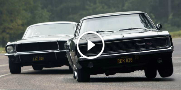 Dodge Charger vs Bullitt Mustang CAR CHASE SCENE That Never Gets Old! Check This NEW Tribute Version! 2 Silverstone Classic