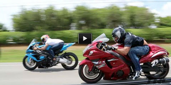 900HP Nissan vs bikes