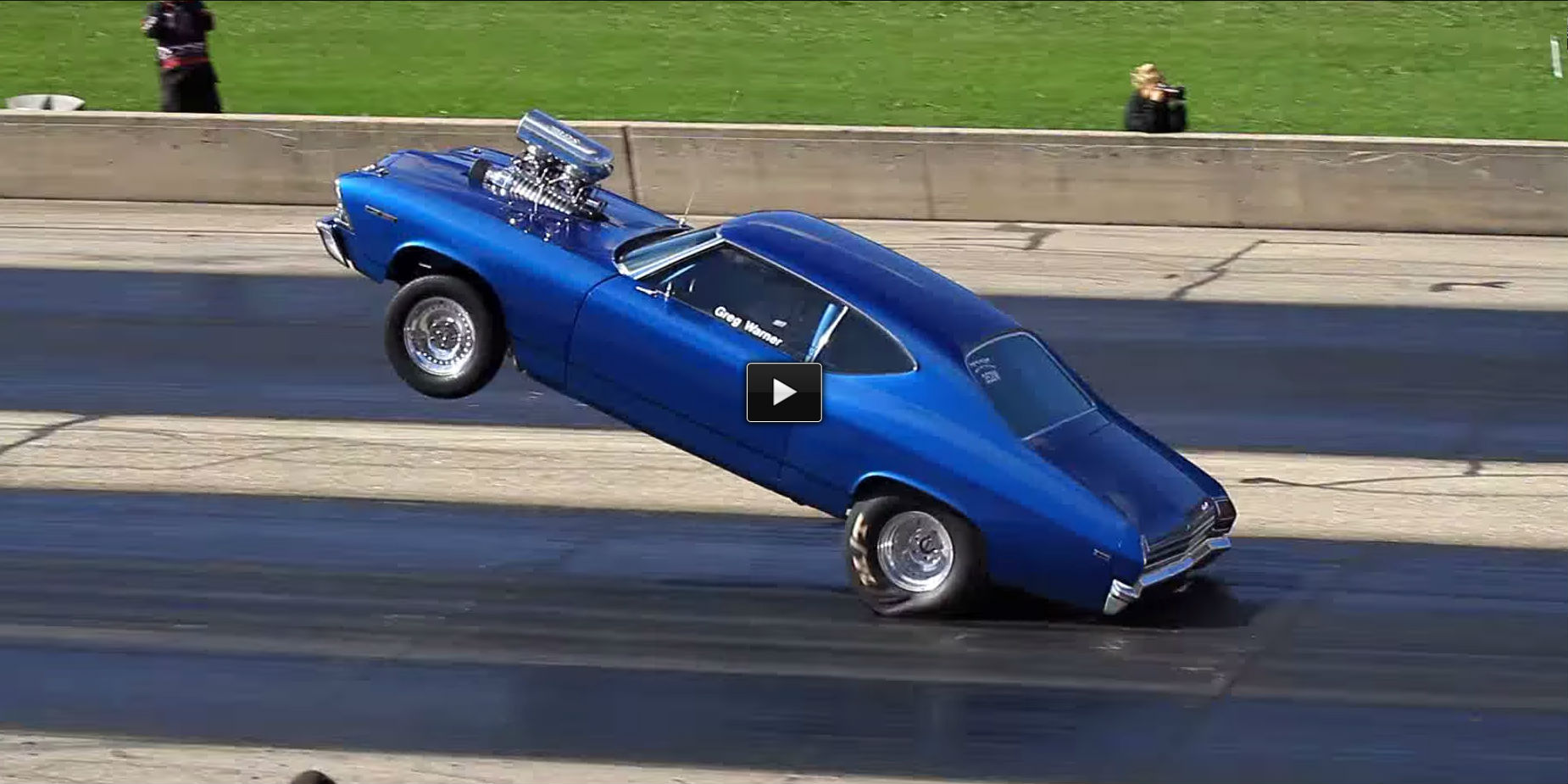 BAD BLOWN 565CI 69 Chevelle WHEELIE