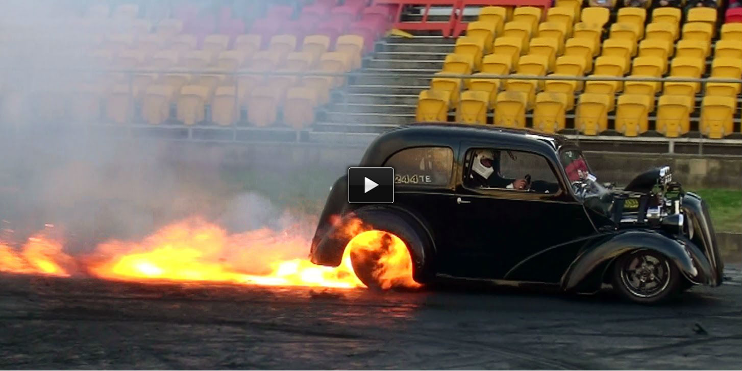 v8 anglia burnout
