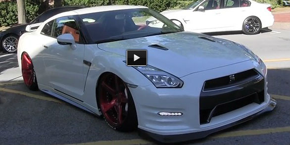 Bagged Nissan GTR R35