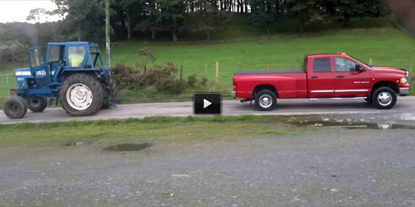 dodge ram cummins vs ford tractor