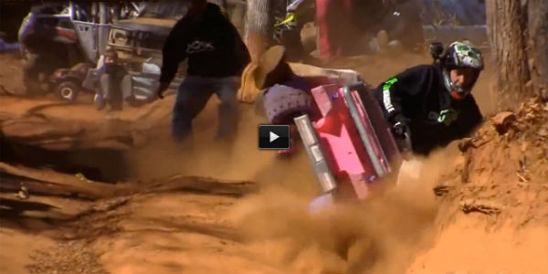 Extreme Downhill barbie JEEP racing