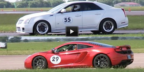 McLaren MP4 Model vs Cadillac CTS-V