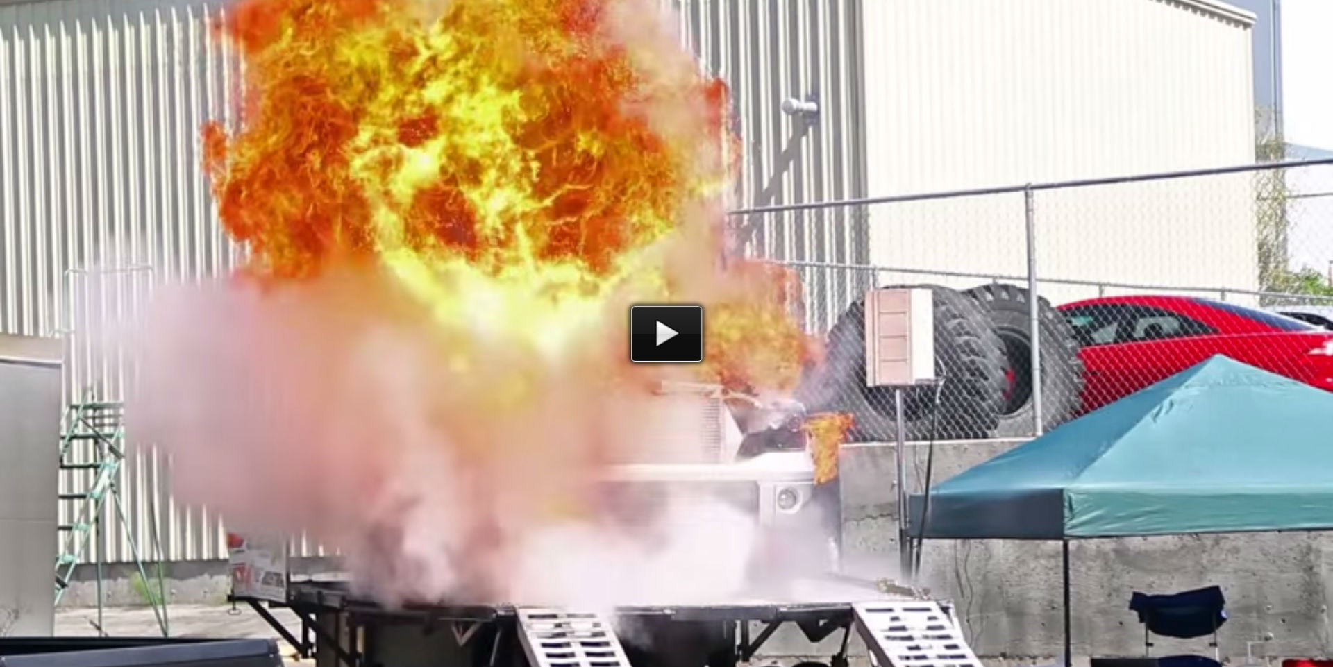 Nitrous Explosion With The 2000HP Truck