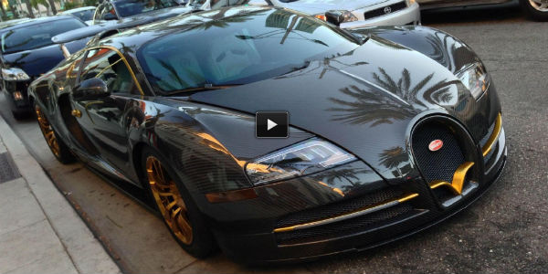 MANSORY Bugatti Veyron GOLD & CARBON FIBER!!