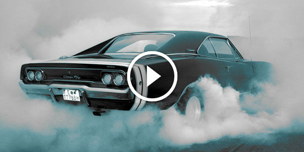 Blown Dodge Charger Burnout