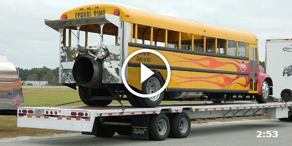 Jet Powered School Bus