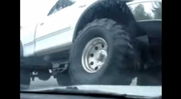 Lifted Truck parking lot road rage climbs 2