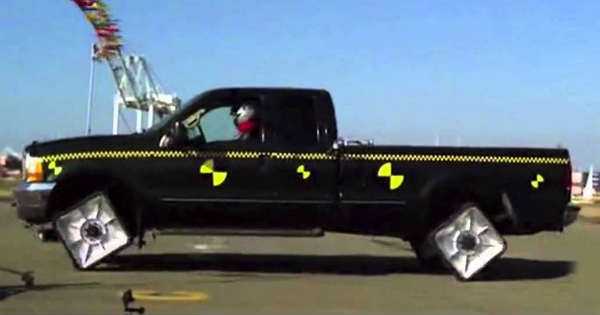 No Vibrations With Square Wheels ON Mythbusters 1