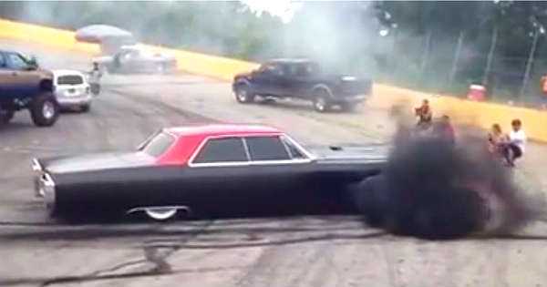 Smokey Burnout By Cummins Diesel Powered Cadillac Deville 3