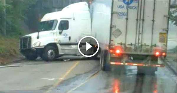 Truck Driver Get Stuck At Low Bridge Lesson Learned Do Not Always Believe Your GPS 2
