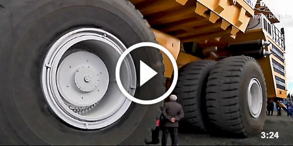 belaz 75710 wheels Large Dump Truck