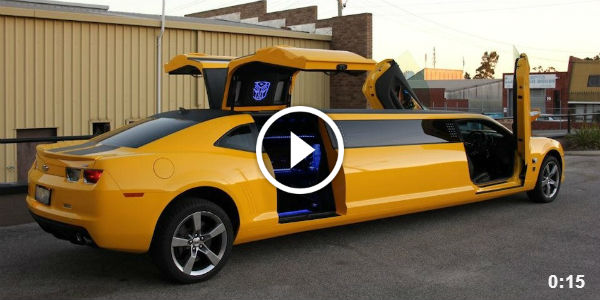 chevy camaro transformers BUMBLEBEE LIMO