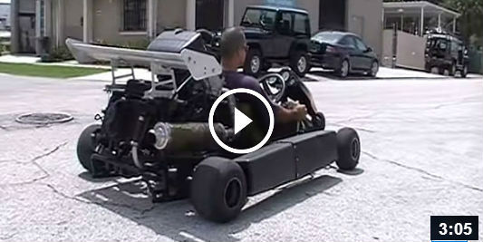 HONDA CBR 900RR Monster GoKart DRIFT