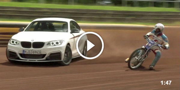 BMW 235i M vs Speedway Bike