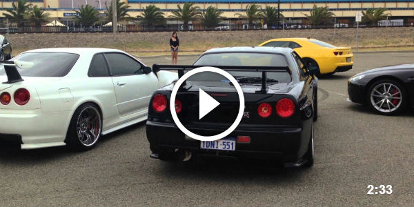 GTR 1000HP R34 SKYLINE BLACK