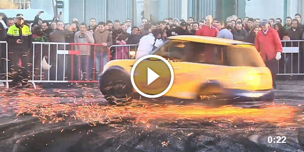 High Speed Burnout brutal donuts with mini morris