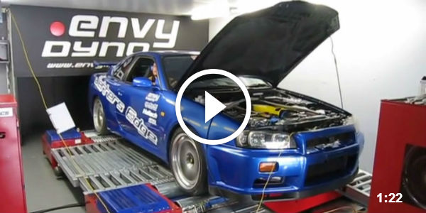 Nissan Skyline R34 DYNO Performance