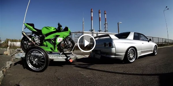 Skyline GTR и ZX636 Drift Wheels Stunts