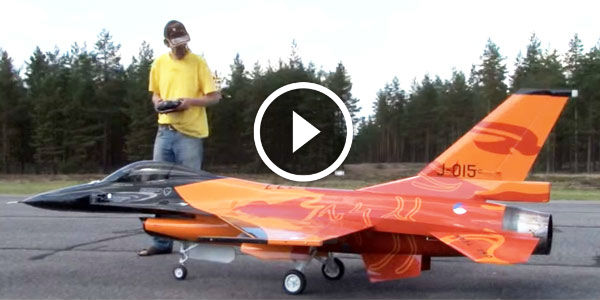 Mini RC F-16 Flies Like A Real One! RC F16 Plane