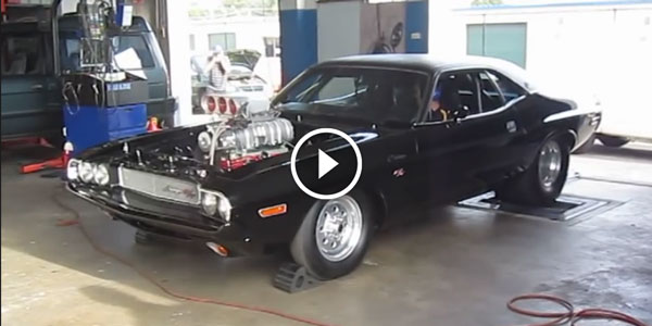 1600HP Blown Dodge CHALLENGER Roaring at the DYNO