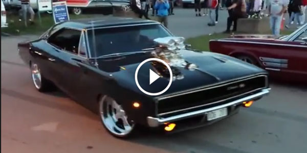 1968 DODGE CHARGER BURNOUT Just Killin Some Time