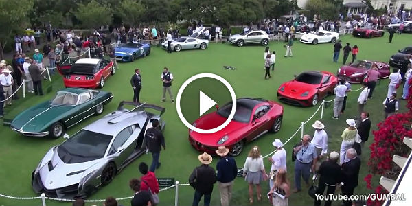 2014 Lambo Veneno at Concours d'Elegance Show in Pebble Beach, California!