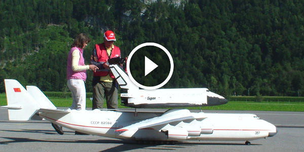 RC Antonov AN-225 RC Buran SPACE Shuttle Both Remote Controlled! MUST WATCH rc aircrafts