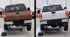 Chevy vs Ford Battle Silverado 3500 HD vs Super Duty Head2Head TEST 1