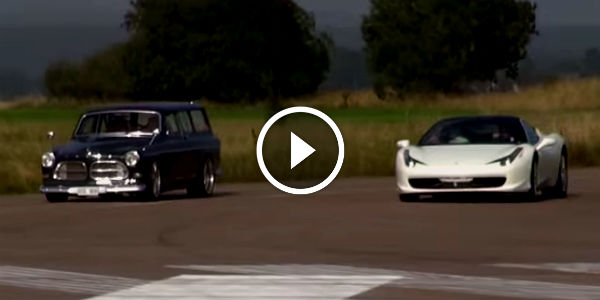 1967 VOLVO Amazon Vöcks VS Ferrari 458 VS Ferrari 599 GTB F1