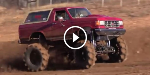 Ford Bronco Truck With Some EPIC FAIL & HUGE CRASH