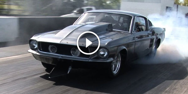 HELLEANOR MUSTANG 2000HP Chevy Powered MUSTANG DRAG STRIP